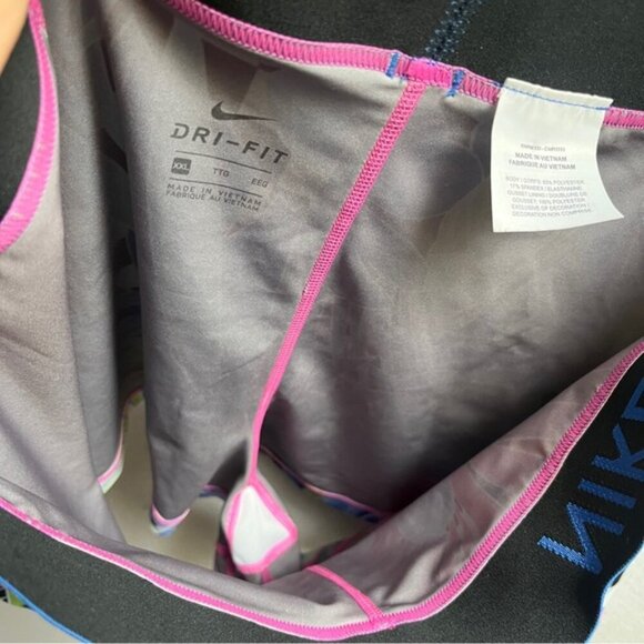 Nike Pro tropical print seamless shorts Sz XXL - Picture 7 of 10